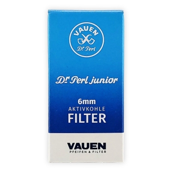 Vauen Dr. Perl Aktivkohlefilter Extra Slim Ø6mm 30 Stück 2
